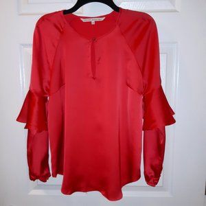 Rachel Roy Ruffle Long Sleeve Blouse